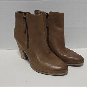 Michael Kors Denver Double Zipper Booties Sz 9